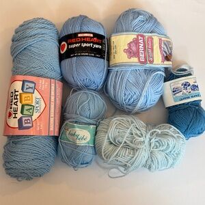 Misc Yarn Bundle. All the Blues!